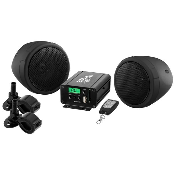 Motorcycle Bluetooth Audio Radio Sound System Waterproof Speaker TF/USB/AUX